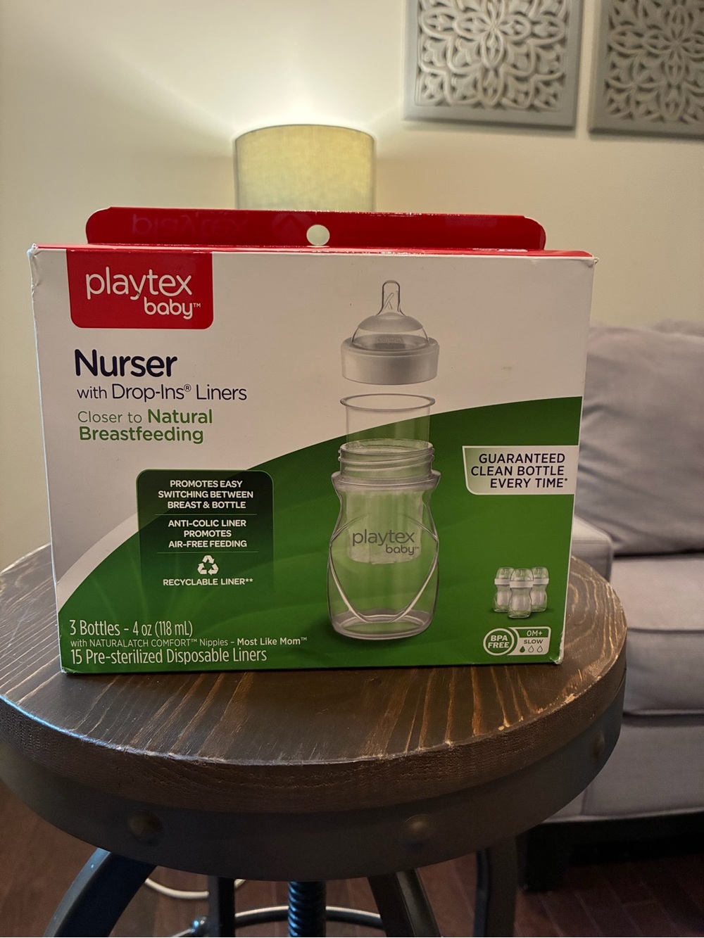 Playtex Nurser Baby Bottles w/Liners